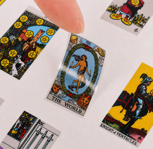Tarot Stickers Full Deck – 240 Mini Rider-Waite Stickers