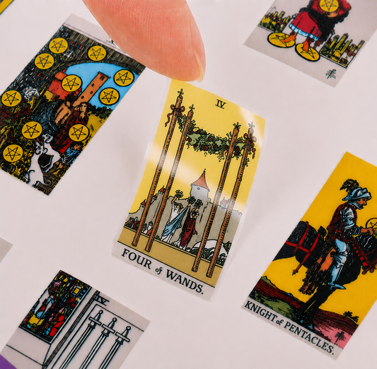 Wands Tarot Stickers – 240 Mini Rider-Waite Stickers