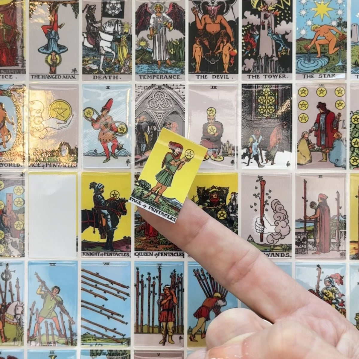 Tarot Stickers Full Deck – 1280 Mini Rider-Waite Stickers