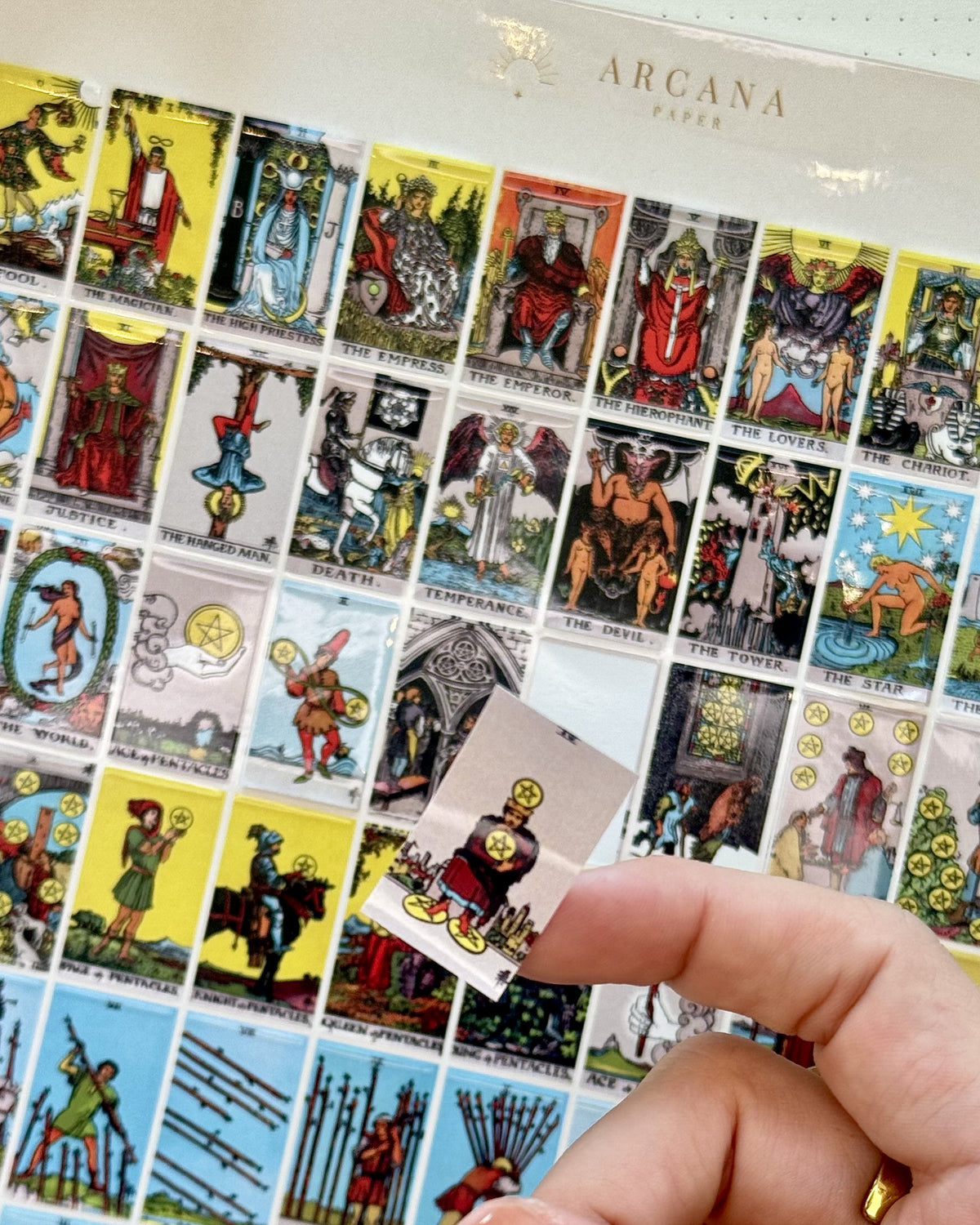 Tarot Stickers Full Deck – 1280 Mini Rider-Waite Stickers