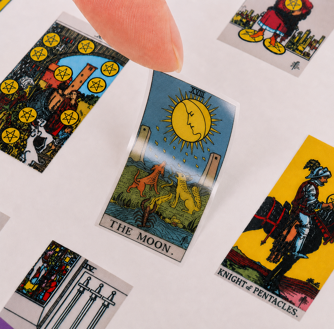 Stickers Arcanes Majeurs – 240 mini stickers Tarot Rider-Waite