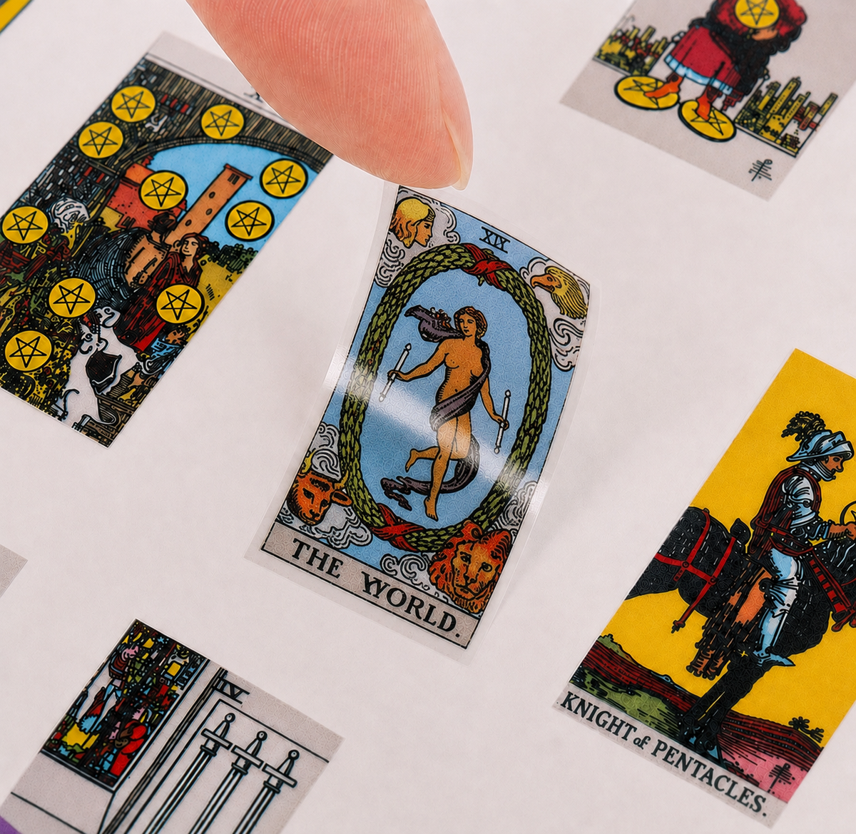 Stickers Tarot Jeu Complet – 240 mini stickers Rider-Waite